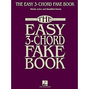 Hal Leonard The Easy 3-Chord Fake Book - Melody, Lyrics & Simplified Chords In Key Of C