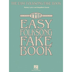 Hal Leonard The Easy Folksong Fake Book - Over 120 Songs In The Key Of C