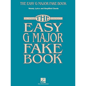 Hal Leonard The Easy G Major Fake Book Easy Fake Book Series Softcover