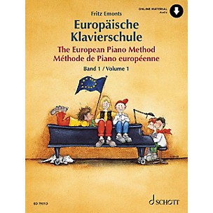 Schott The European Piano Method - Volume 1 (German/French/English) Schott Series