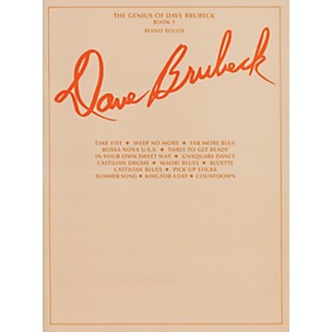 Alfred The Genius of Dave Brubeck for Piano, Book 1