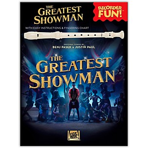 Hal Leonard The Greatest Showman - Recorder Fun! (with Easy Instructions & Fingering Chart) Recorder Songbook