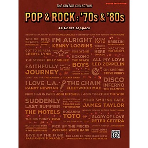 Alfred The Guitar Collection, Pop & Rock: '70s & '80s Guitar TAB Edition Songbook