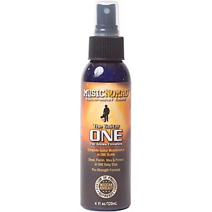 Music Nomad The Guitar ONE for Gloss Finishes All-in-One Cleaner, Wax, Polish - 4 oz.