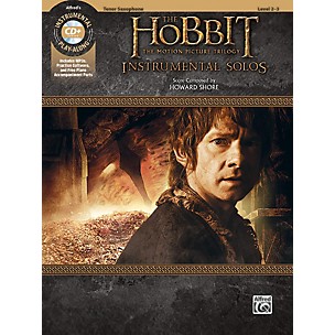 Alfred The Hobbit - The Motion Picture Trilogy Instrumental Solos Tenor Sax Book & CD Level 2-3 Songbook