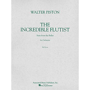 Associated The Incredible Flutist (Study Score) Study Score Series Composed by Walter Piston