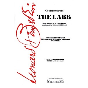 Boosey and Hawkes The Lark (French and Latin Choruses) SSAATBB A Cappella composed by Leonard Bernstein