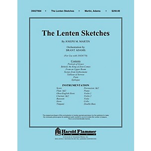 Shawnee Press The Lenten Sketches Chamber Orchestra composed by Joseph M. Martin