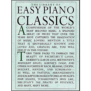 Music Sales The Library Of Easy Piano Classics