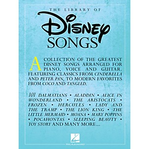 Hal Leonard The Library of Disney Songs Piano/Vocal/Guitar Songbook