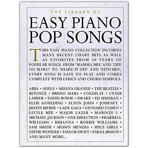 Music Sales The Library of Easy Piano Pop Songs