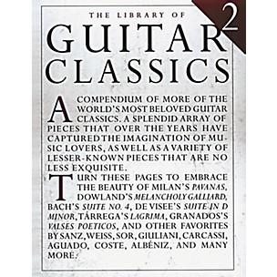 Music Sales The Library of Guitar Classics 2 Music Sales America Series Softcover