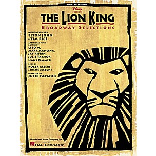 Hal Leonard The Lion King Broadway Selections Piano/Vocal/Guitar Songbook