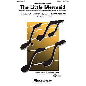 Hal Leonard The Little Mermaid (Medley) SAB Arranged by Roger Emerson