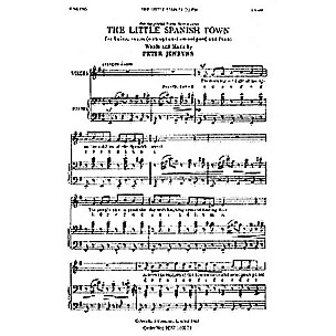 Novello The Little Spanish Town UNIS Composed by Peter Jenkyns