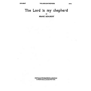 Novello The Lord Is My Shepherd SSAA Composed by Franz Schubert