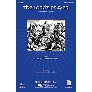 G. Schirmer The Lord's Prayer (in C, with Orchestra) Orchestra Arranged by Janet Day