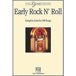 Hal Leonard The Lyric Library: Early Rock 'N' Roll Book