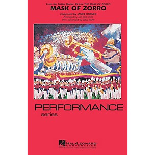 Hal Leonard The Mask of Zorro Marching Band Level 4 Arranged by Jay Bocook