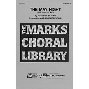 Edward B. Marks Music Company The May Night SATB composed by Johannes Brahms