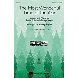 Hal Leonard The Most Wonderful Time of the Year (Discovery Level 1) VoiceTrax CD Arranged by Audrey Snyder