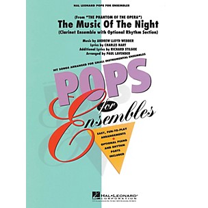 Hal Leonard The Music of the Night (Clarinet Ensemble (opt. rhythm section)) Concert Band Level 2.5 by Paul Lavender