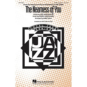 Hal Leonard The Nearness of You TTBB A Cappella arranged by Kirby Shaw