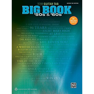 Alfred The New Guitar TAB Big Book - '50s & '60s