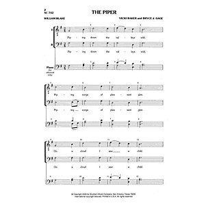 Southern The Piper TB Composed by Vicki Baker