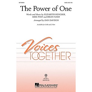 Hal Leonard The Power of One ShowTrax CD Arranged by Dan Davison