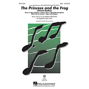 Hal Leonard The Princess and the Frog (Choral Medley) SAB arranged by Mac Huff