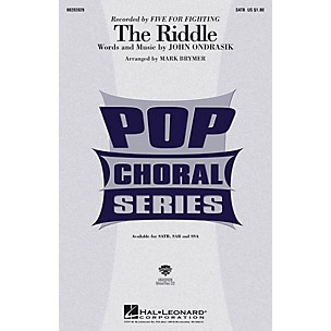 Hal Leonard The Riddle ShowTrax CD by Five For Fighting Arranged by Mark Brymer