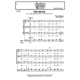 Hal Leonard The River (Choral Music/Octavo Secular Tbb) TBB Composed by Dewitt, Patti