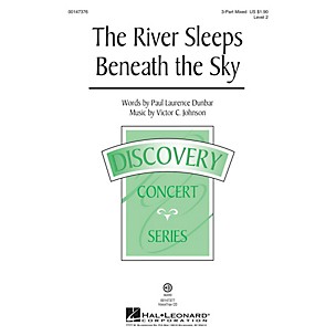 Hal Leonard The River Sleeps Beneath the Sky 3-Part Mixed composed by Victor C. Johnson