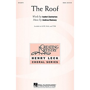 Hal Leonard The Roof SSAA composed by Andrea Ramsey