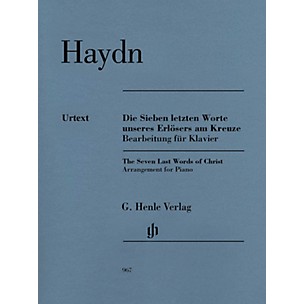 G. Henle Verlag The Seven Last Words of Christ Henle Music Softcover by Haydn Edited by Ullrich Scheideler