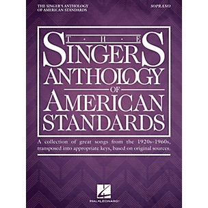 Hal Leonard The Singer's Anthology of American Standards Soprano Edition Vocal Songbook