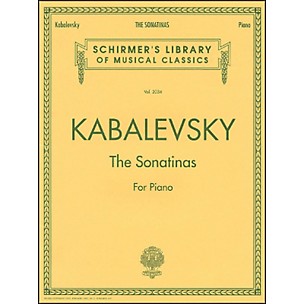 G. Schirmer The Sonatinas Op 13 No 1 & No 2 Piano By Kabalevsky