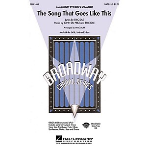 Hal Leonard The Song That Goes like This SAB Arranged by Mac Huff