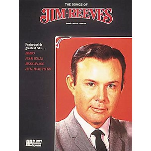 Hal Leonard The Songs of Jim Reeves Piano/Vocal/Guitar Artist Songbook