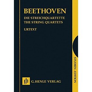 G. Henle Verlag The String Quartets Complete Henle Study Scores Series Softcover Composed by Ludwig van Beethoven