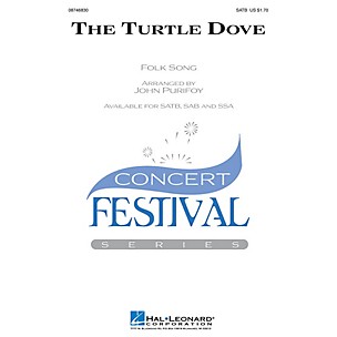 Hal Leonard The Turtle Dove SATB arranged by John Purifoy