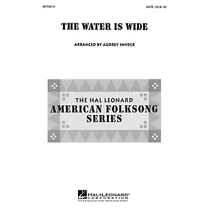 Hal Leonard The Water Is Wide SATB arranged by Audrey Snyder