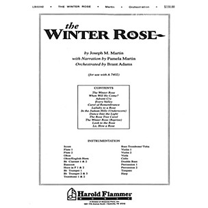 Shawnee Press The Winter Rose Score & Parts composed by Joseph M. Martin