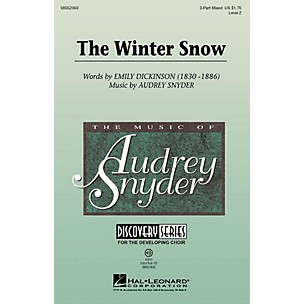 Hal Leonard The Winter Snow (Discovery Level 2) 3-Part Mixed composed by Audrey Snyder