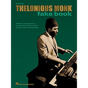 Hal Leonard Thelonious Monk Fake Book (B-flat Edition) Artist Books Series Softcover Performed by Thelonious Monk