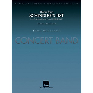 Hal Leonard Theme from Schindler's List (Score and Parts) Concert Band Level 5 Arranged by John Moss