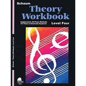 Schaum Theory Workbook - Level 4 Educational Piano Book by Wesley Schaum