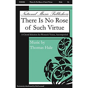 National Music Publishers There Is No Rose of Such Virtue 2-Part composed by Hale Thomas