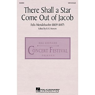 Hal Leonard There Shall a Star Come Out of Jacob SATB arranged by B.R. Henson